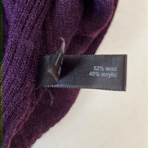 The Limited Purple Wool Blend Sweater - Size Small, 1/2 - 3/4 Sleeve - Picture 13 of 14